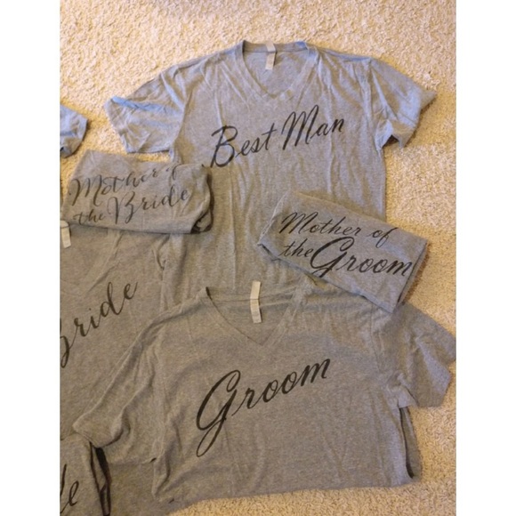 Set of 11 WEDDING PARTY SHIRTS Bridesmaid Bride - Picture 6 of 8